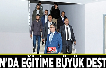 Van'da eğitime büyük destek