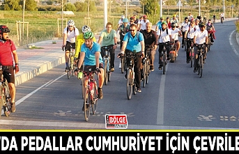 Van'da pedallar Cumhuriyet için çevrilecek