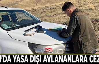 Van'da yasa dışı avlananlara ceza...