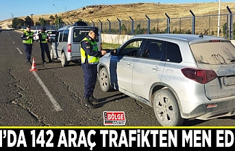 Van’da 142 araç trafikten men edildi