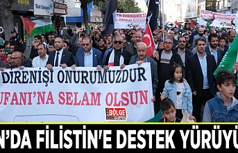 Van’da Filistin'e destek yürüyüşü