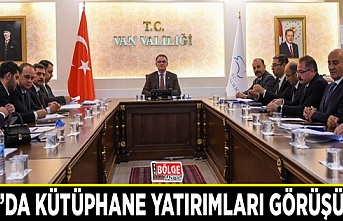 Van’da kütüphane yatırımları görüşüldü