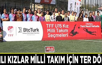 Vanlı kızlar milli takım için ter döktü