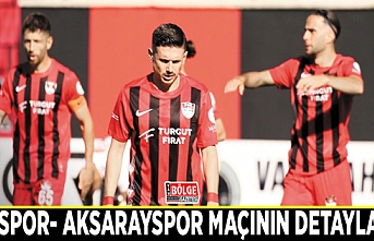 Vanspor- Aksarayspor maçının detayları…