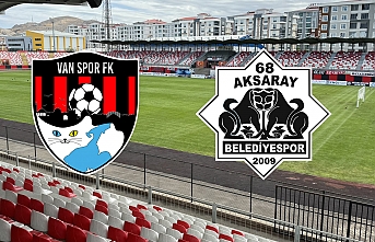 Vanspor, Aksarayspor karşısında 1-0 geriye düştü