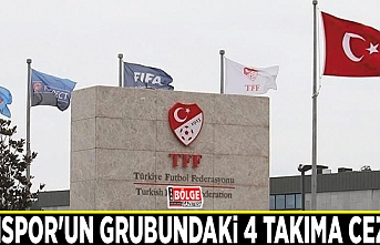 Vanspor'un grubundaki 4 takıma ceza…