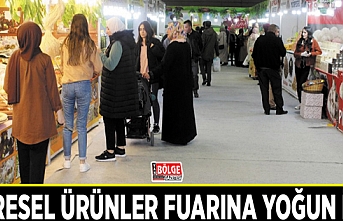 Yöresel ürünler fuarına yoğun ilgi