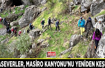 Doğaseverler, Masiro Kanyonu’nu yeniden keşfetti