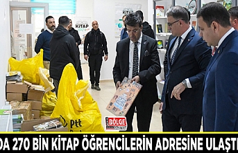 Van’da 270 bin kitap öğrencilerin adresine ulaştırıldı