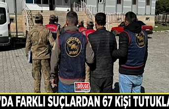 Van’da farklı suçlardan 67 kişi tutuklandı