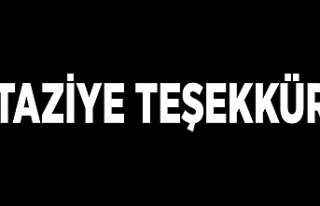 TAZİYE TEŞEKKÜR