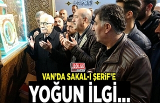 Van’da Sakal-ı Şerif’e yoğun ilgi