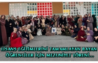 Tuşba'da lisans eğitimlerini tamamlayanlar mezun...