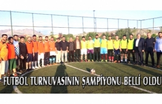 Van Müftülüğü'nün futbol turnuvası şampiyonu...