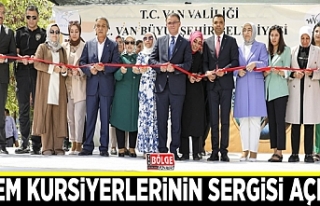 ADEM kursiyerlerinin sergisi açıldı