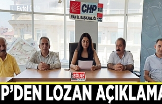 CHP’den Lozan açıklaması