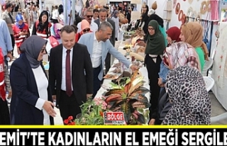 Edremit'te kadınların el emeği sergilendi