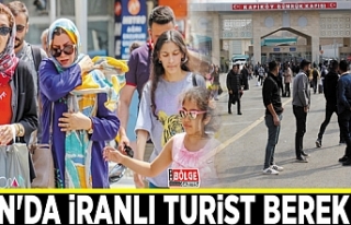 Van'da İranlı turist bereketi