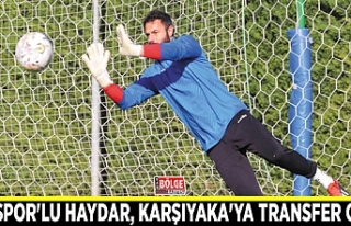 Vanspor'lu Haydar, Karşıyaka'ya transfer...