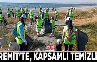 Edremit'te, kapsamlı temizlik...