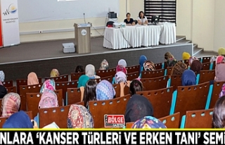 Kadınlara ‘kanser türleri ve erken tanı’ semineri