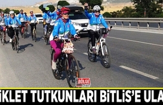 Van Gölü için pedal çeviren bisiklet tutkunları...