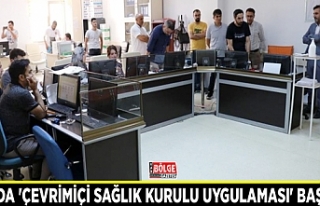 Van’da 'Çevrimiçi Sağlık Kurulu Uygulaması'...