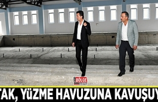 Çatak, yüzme havuzuna kavuşuyor