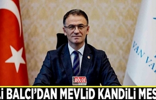 Vali Balcı’dan Mevlid Kandili Mesajı