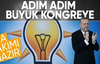 Cumhurbaşkanı Erdoğan’ın kongre mesaisi! 75...