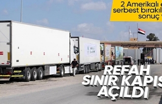 İsrail Refah Sınır Kapısı'nın açılmasına...