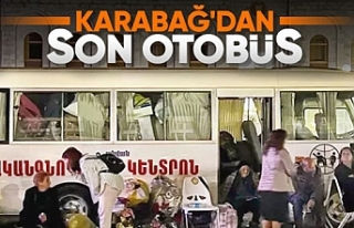 Karabağ'dan son otobüs de kalktı: Bölgede...