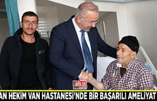 Lokman Hekim Van Hastanesi'nde bir başarılı...