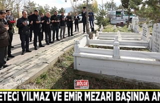 Gazeteci Yılmaz ve Emir mezarı başında anıldı