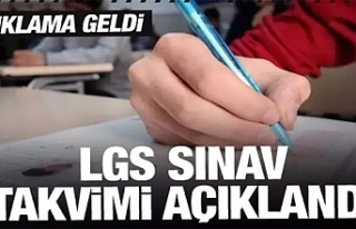 LGS sınavının tarihi açıklandı