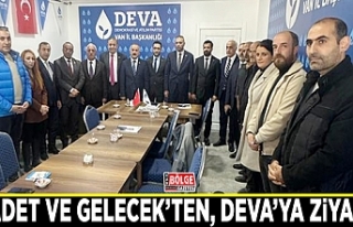 Saadet ve Gelecek’ten, DEVA’ya ziyaret