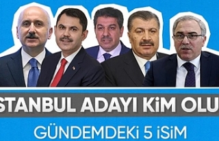 AK Parti'nin İBB adaylığı için gündemdeki...