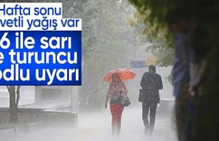 Meteoroloji'den Van için sarı kod uyarısı...