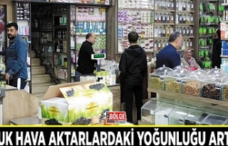 Soğuk hava aktarlardaki yoğunluğu artırdı