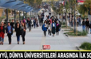 Van YYÜ, sürdürülebilir dünya üniversiteleri...