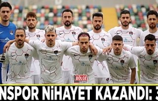 Vanspor nihayet kazandı: 3-0