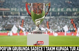 Vanspor'un grubunda sadece 1 takım kupada tur...