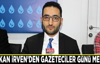 Başkan İrven’den Gazeteciler Günü Mesajı