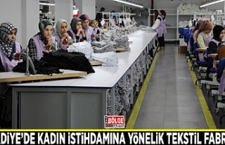 Muradiye’de kadın istihdamına yönelik tekstil...