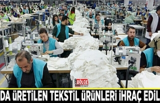 Van’da üretilen tekstil ürünleri ihraç ediliyor