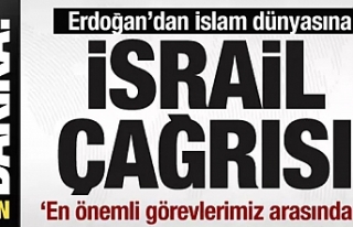 Erdoğan'dan İslam dünyasına 'İsrail'...