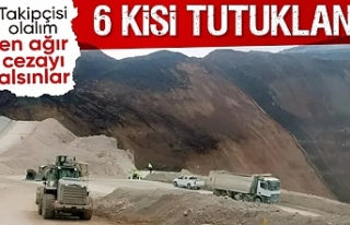 Erzincan'daki maden faciasına ilişkin 6 kişi...