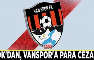 PFDK'dan, Vanspor'a para cezası…