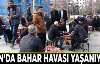 Van’da bahar havası yaşanıyor