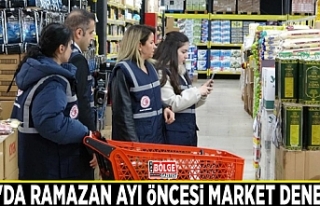 Van'da Ramazan ayı öncesi market denetimi